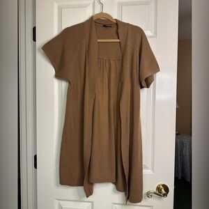 Doncaster Tan Women's Shortsleeved Cardigan